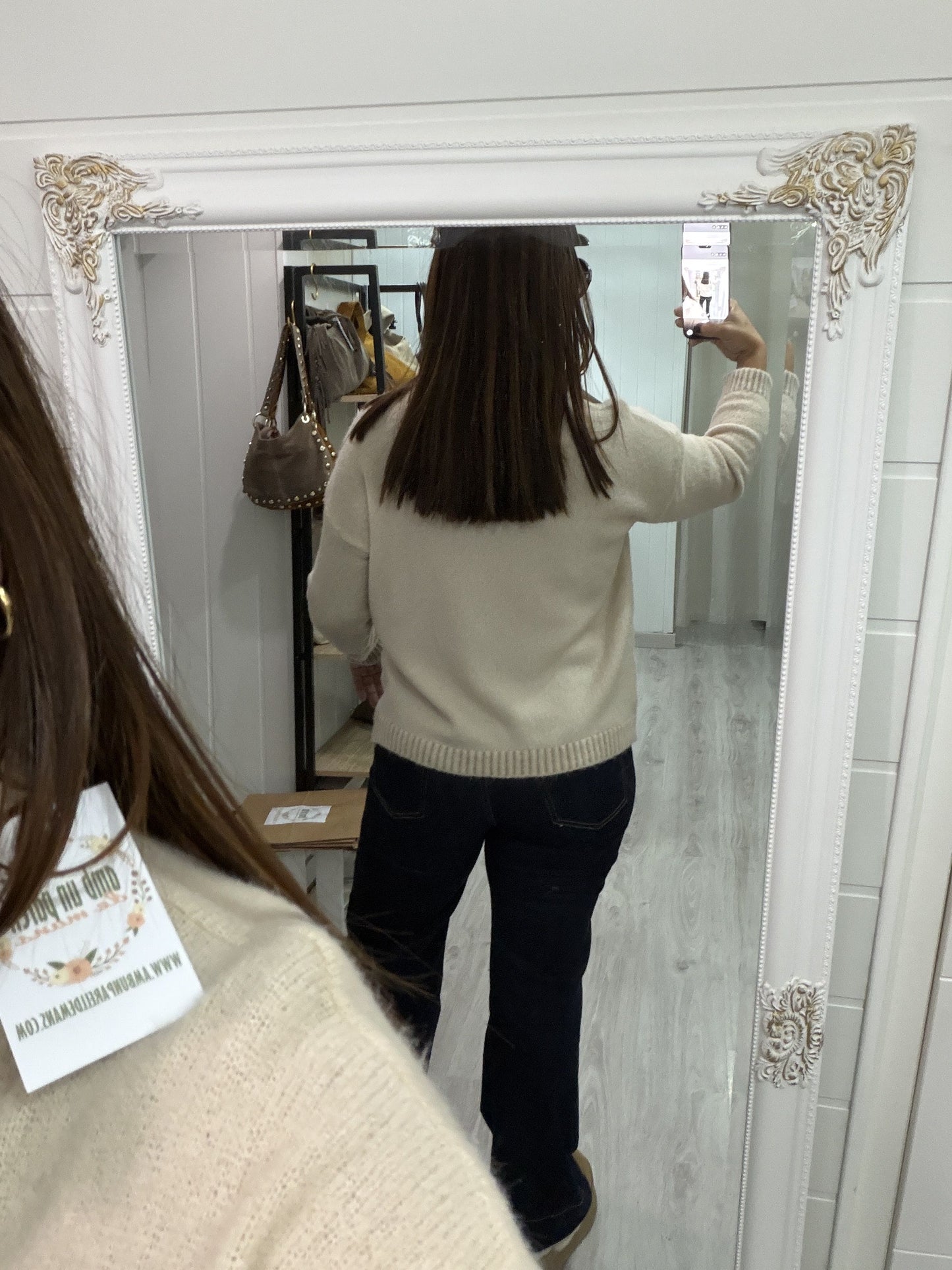 Jersei festón marfil