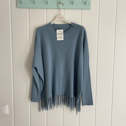 Jersei Flecos bajo azul cielo