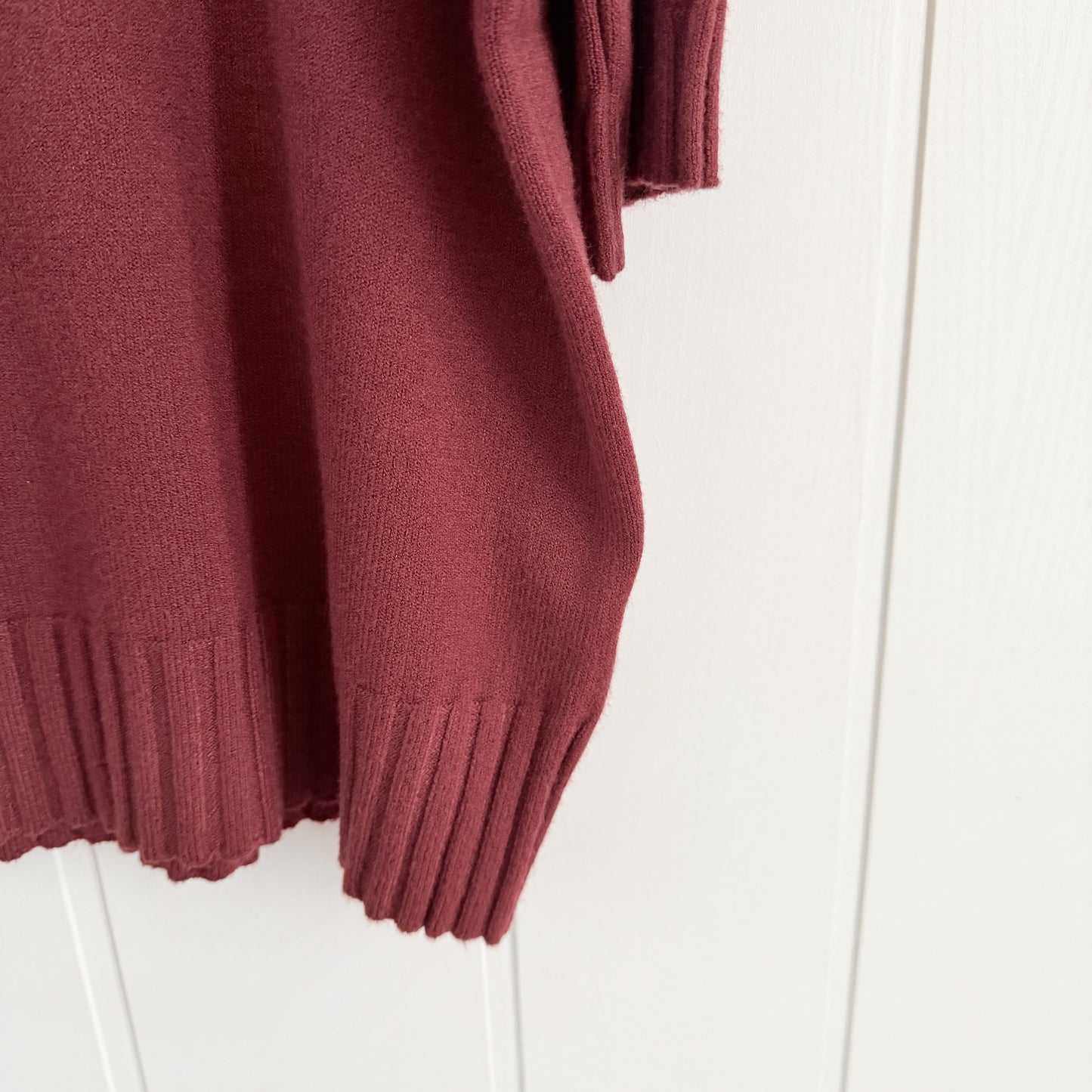 Jersei Mar manga corta burdeos