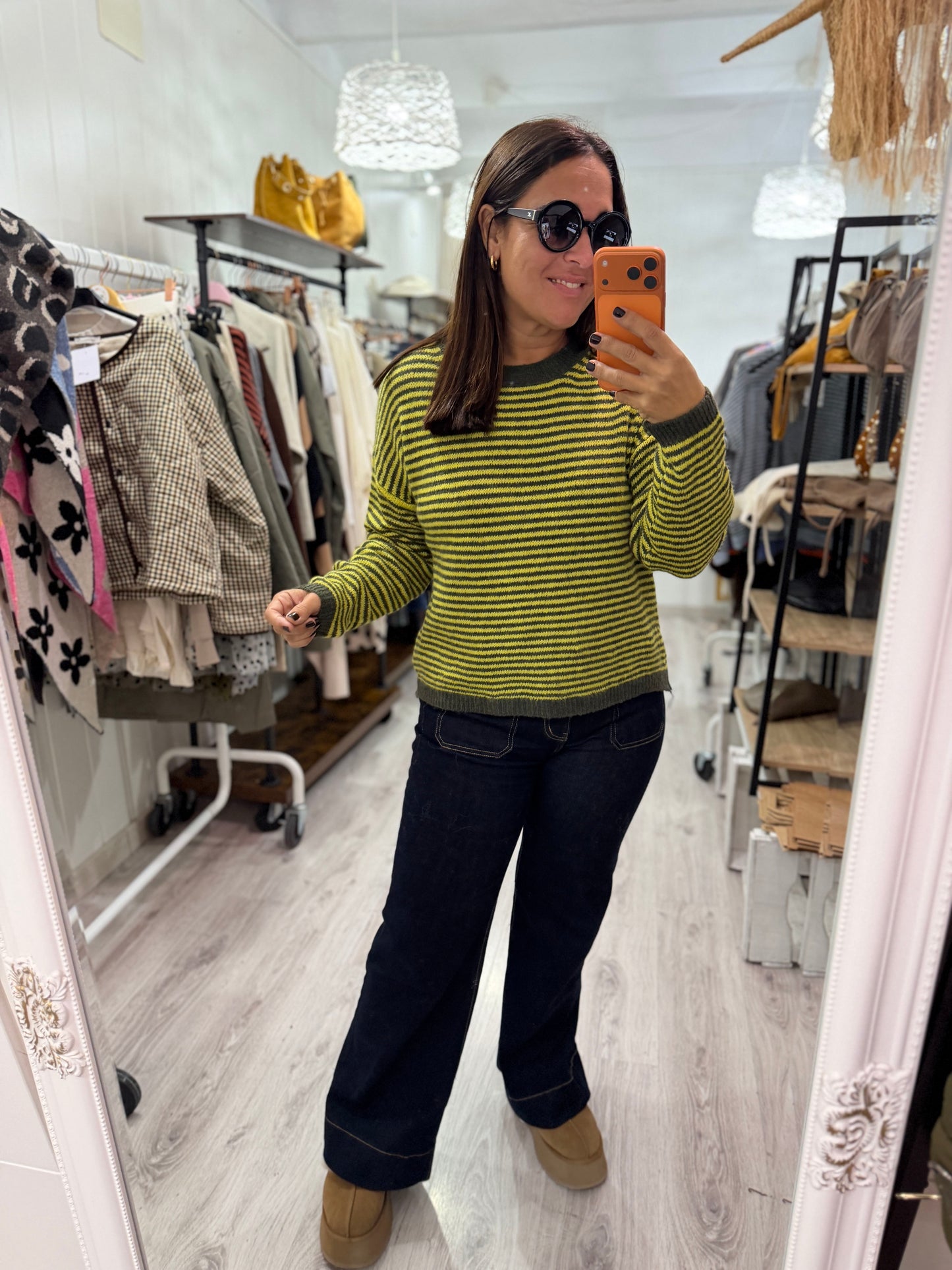 Jersei Milrayas kaki y pistacho