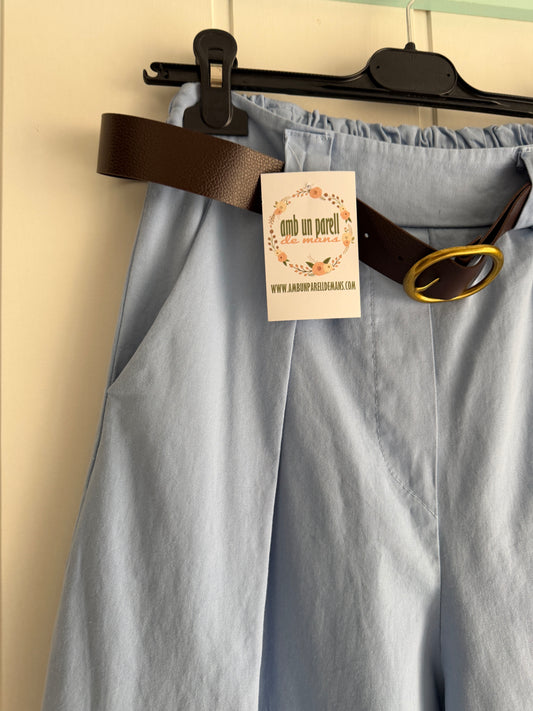 Pantalón Izaskun cielo