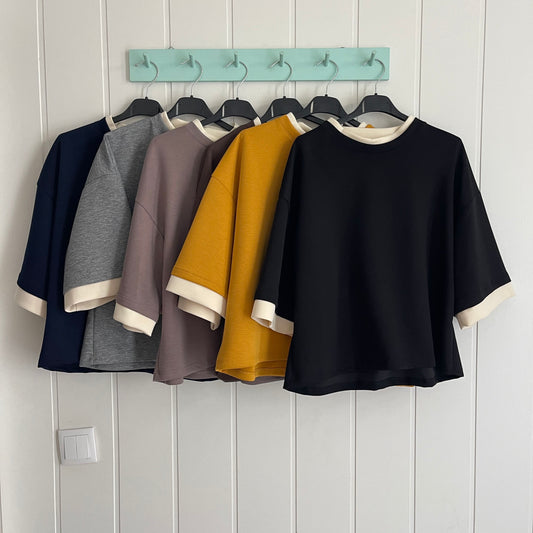 Sudadera Anna punto roma marino