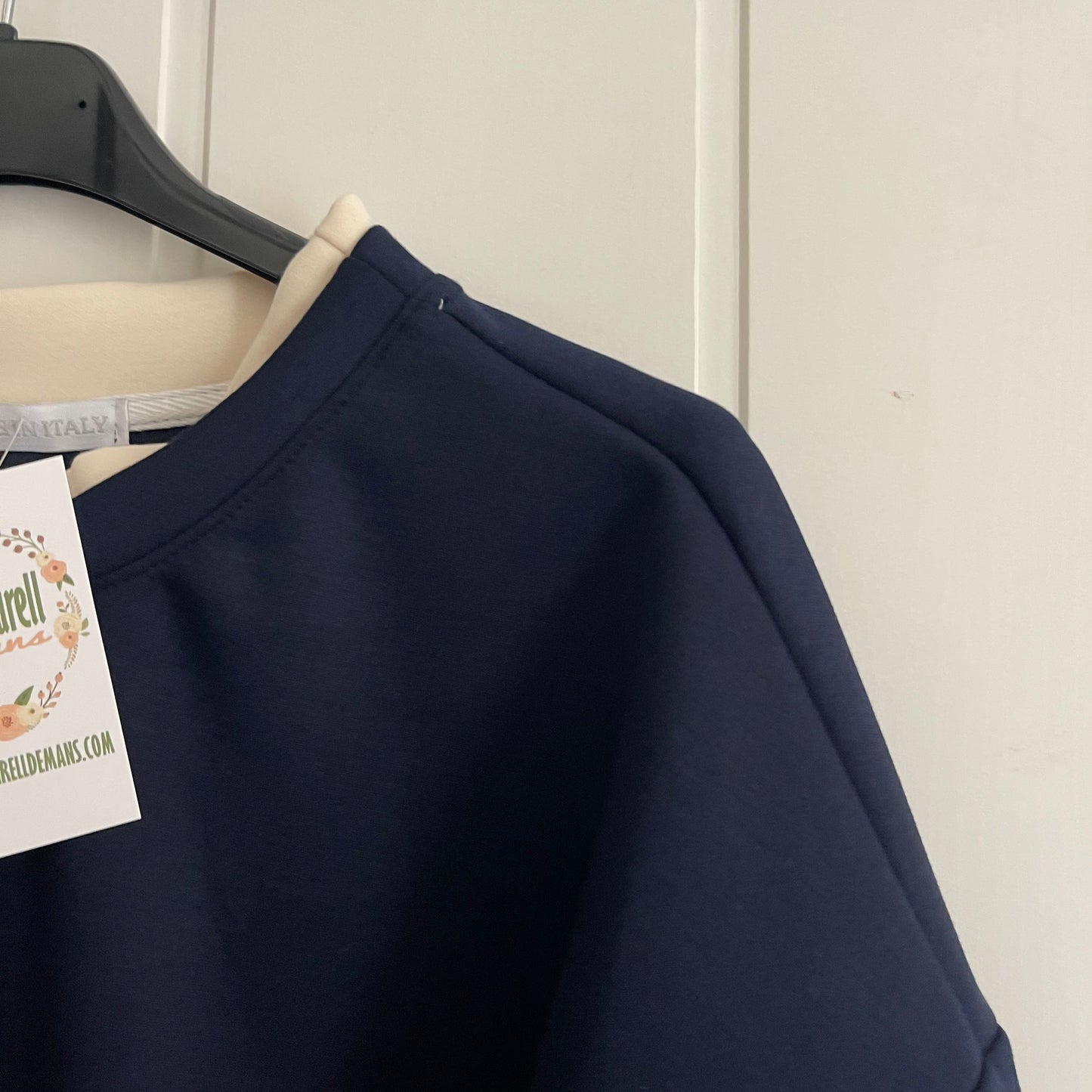 Sudadera Anna punto roma marino