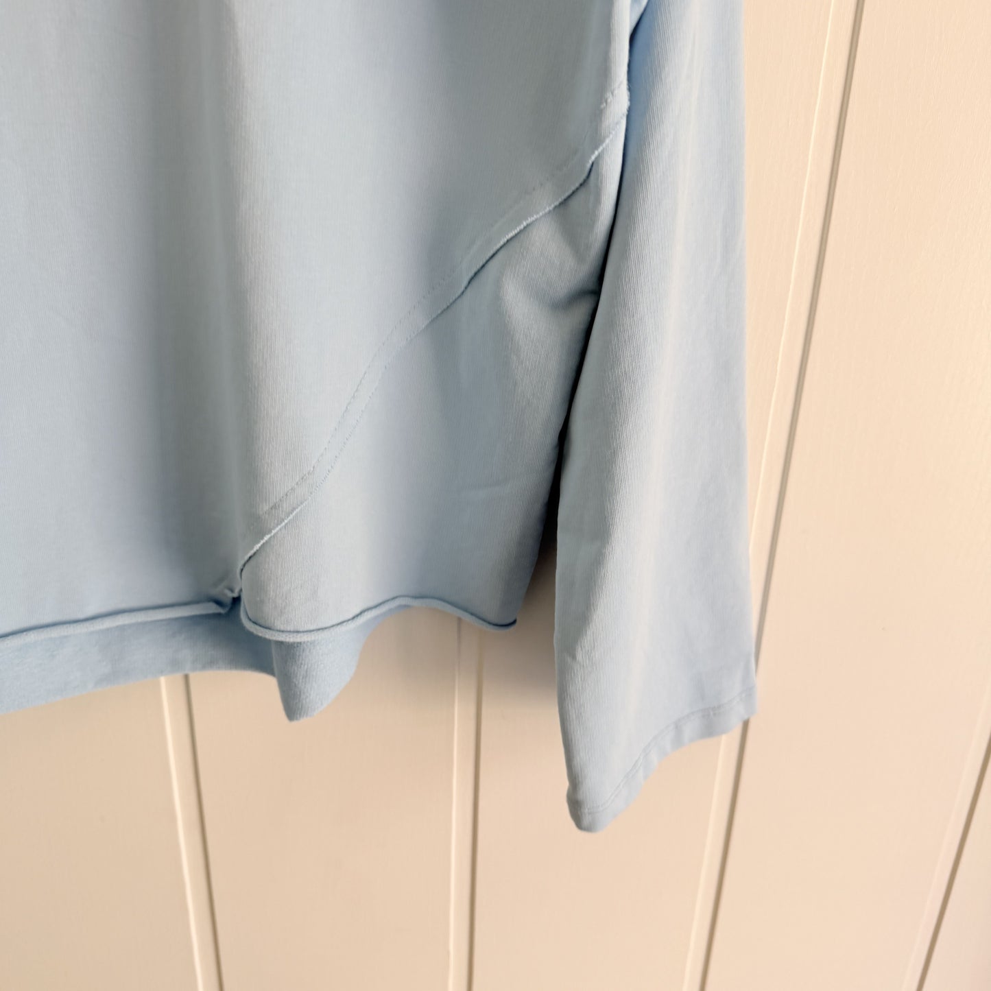 Sudadera Bolsillos azul cielo