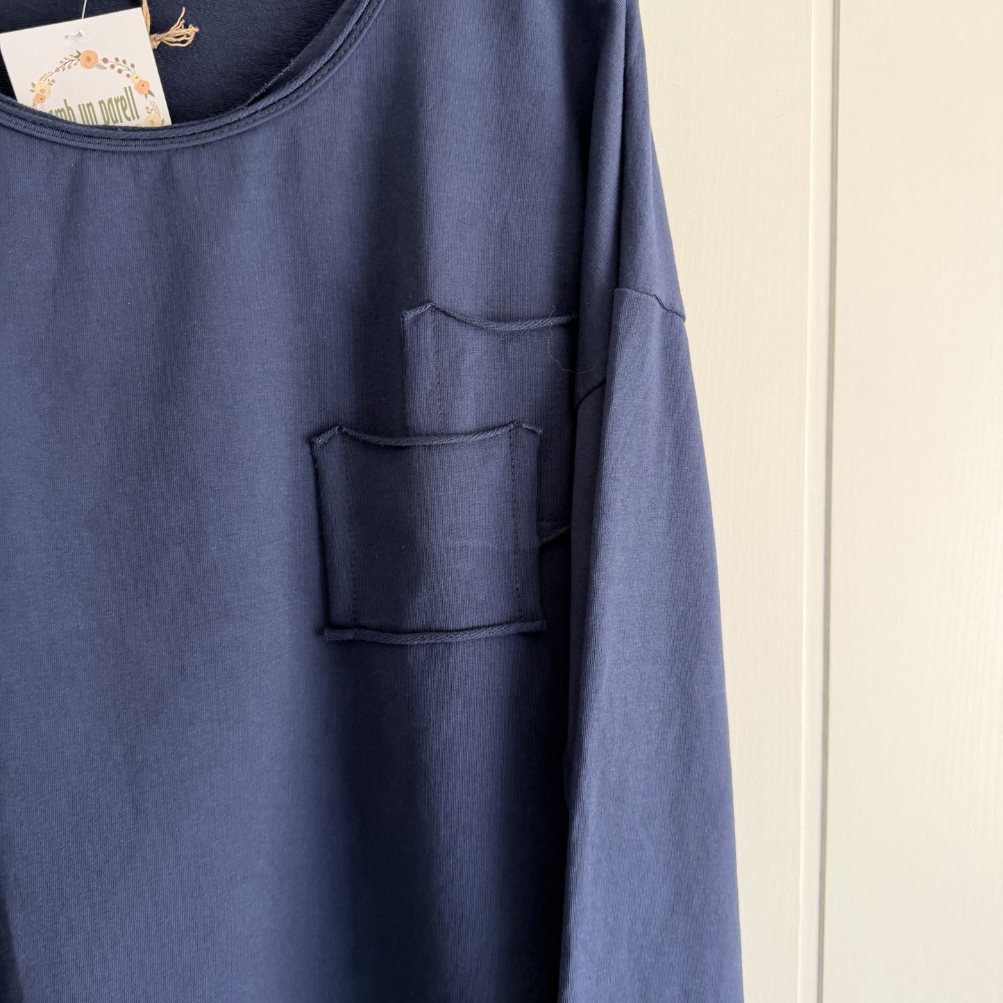 Sudadera Bolsillos marino