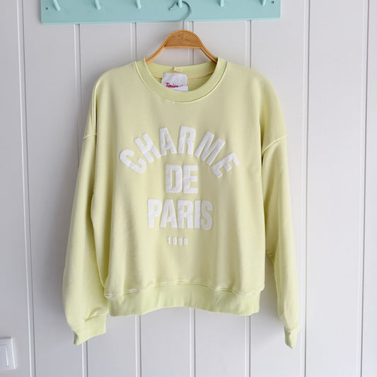 Sudadera Charme de Paris Amarillo