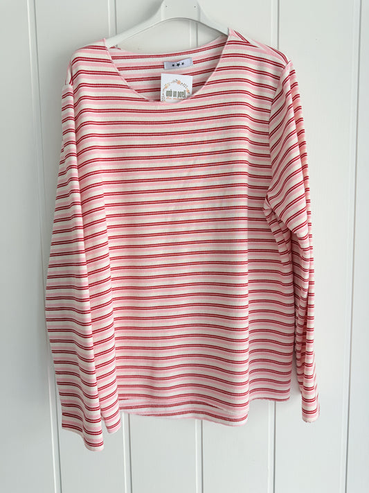 Sudadera Naiara rojo rosa