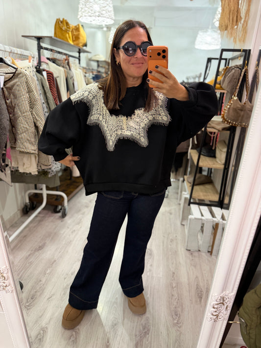 Sudadera Nordic blonda negro