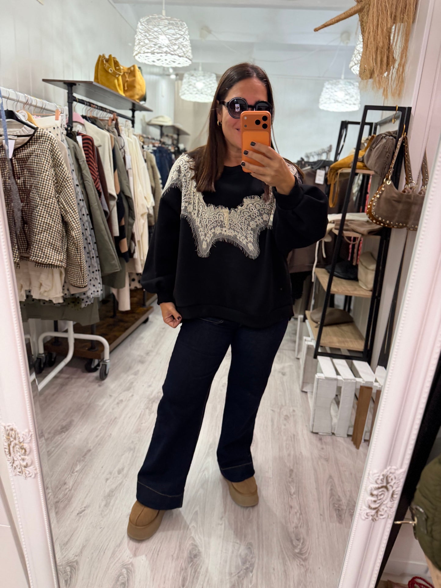 Sudadera Nordic blonda negro