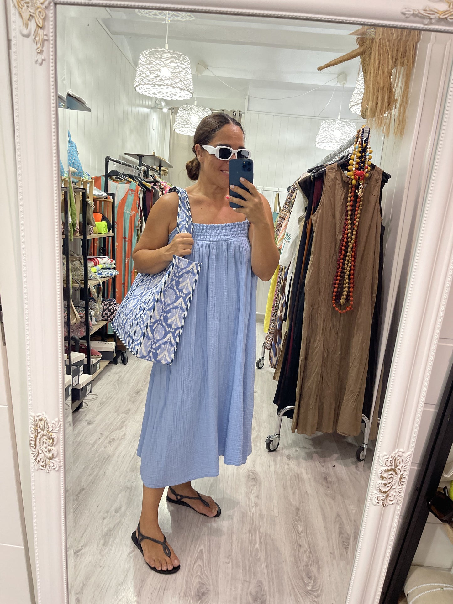 Vestido Manacor cielo