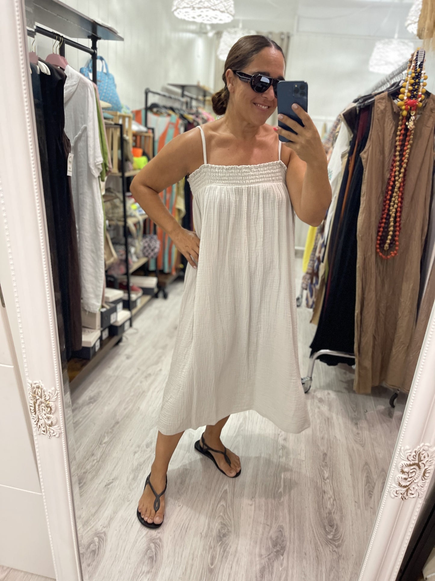 Vestido Manacor beige