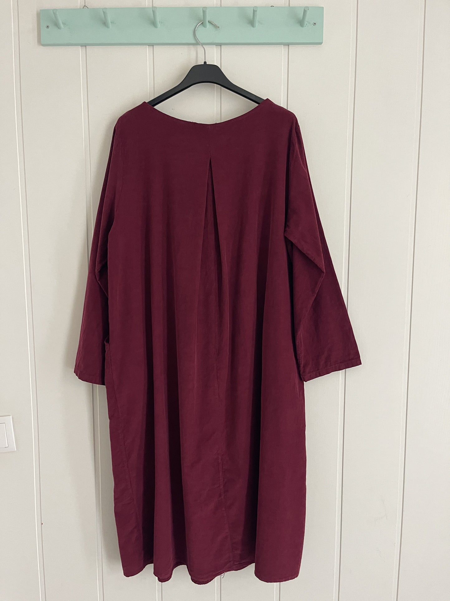 Vestido Matilda micropana burdeos
