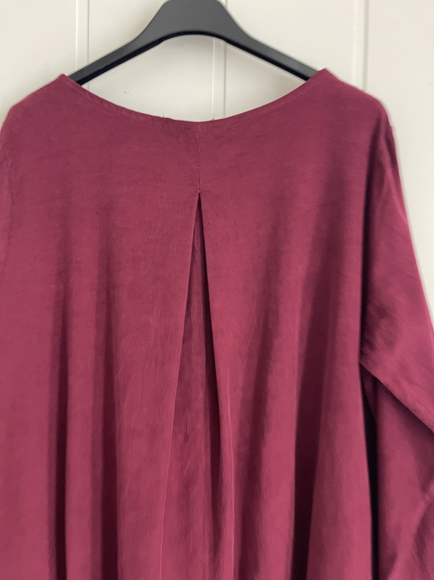 Vestido Matilda micropana burdeos