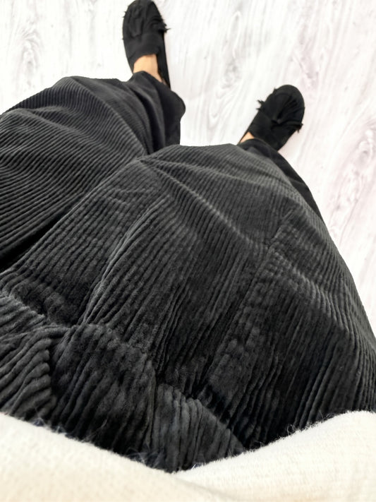 Pantalón Sendai Winter pana negro