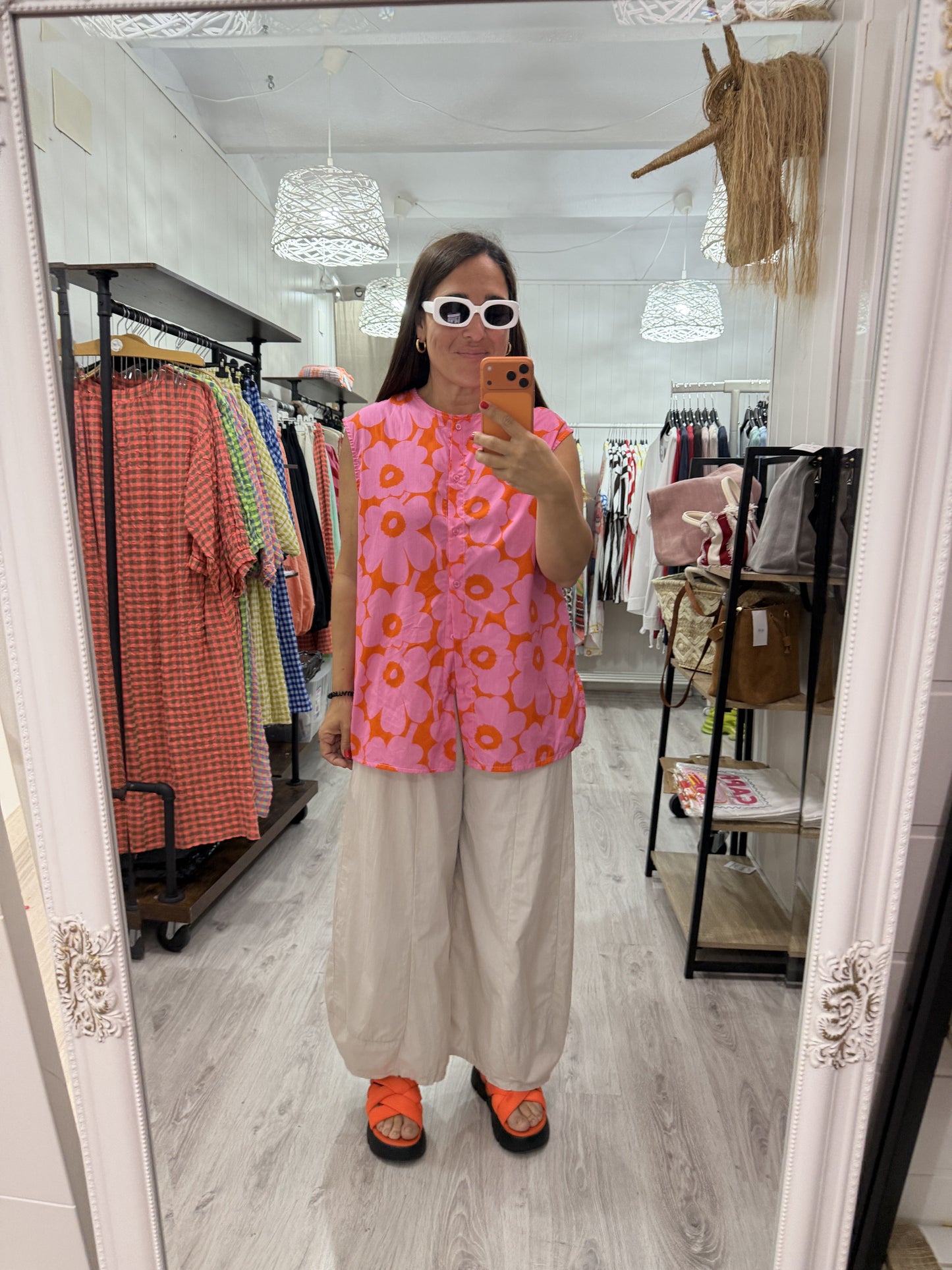 Pantalón Balloon Summer beige