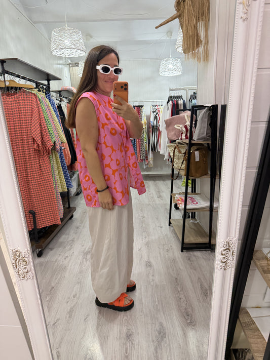 Pantalón Balloon Summer beige