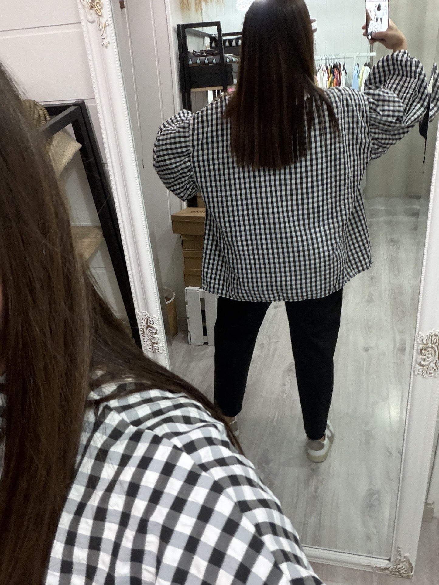 Pantalón Tapetas Punto Roma negro