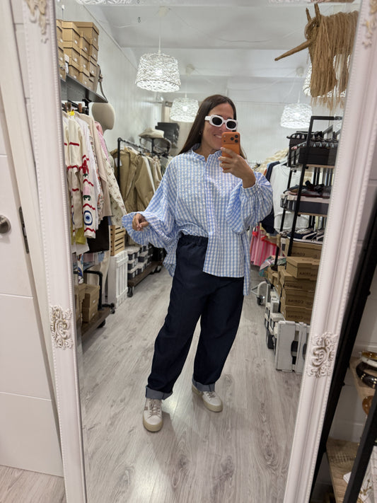 Pantalón jeans bombacho