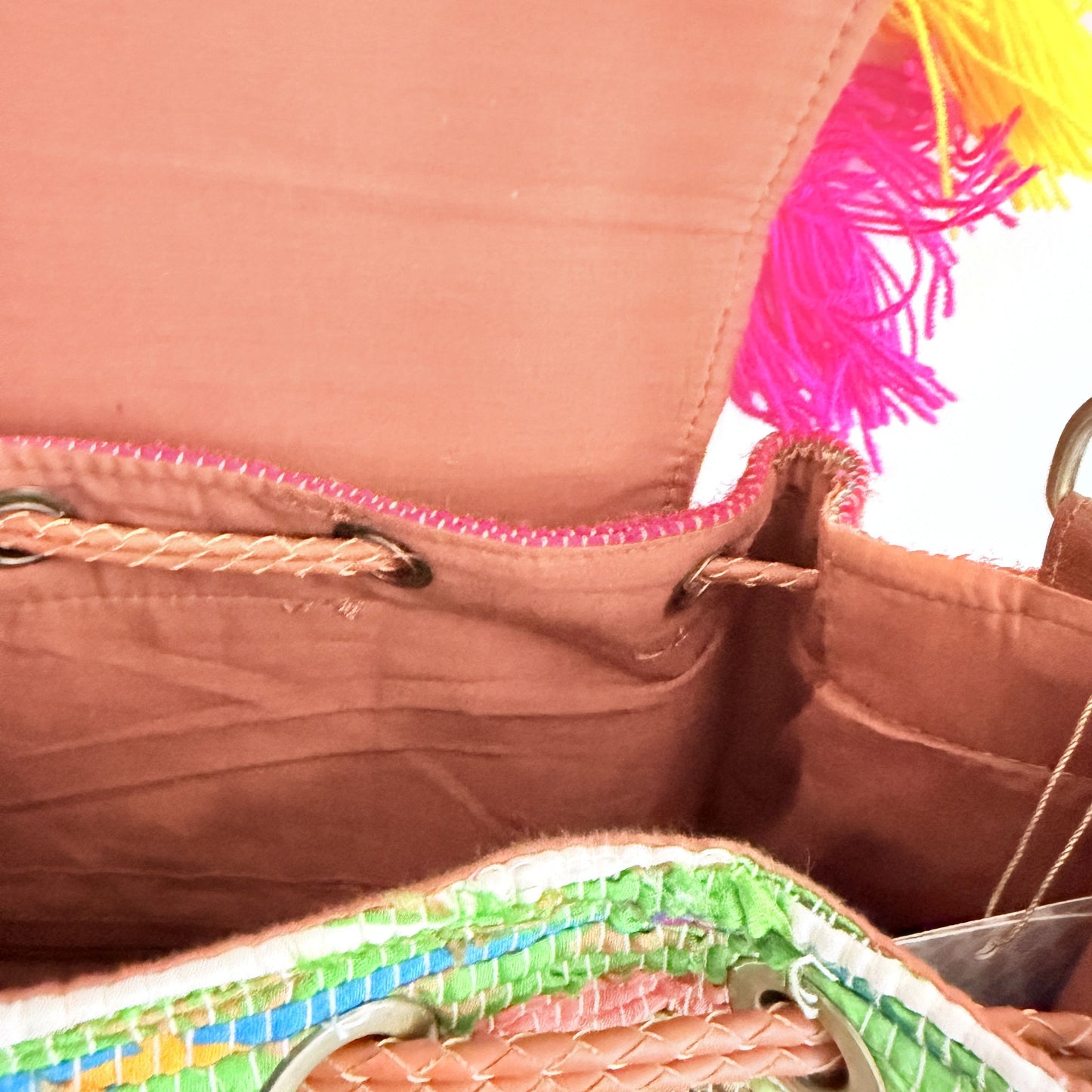 Bolso Boho tribal cuero