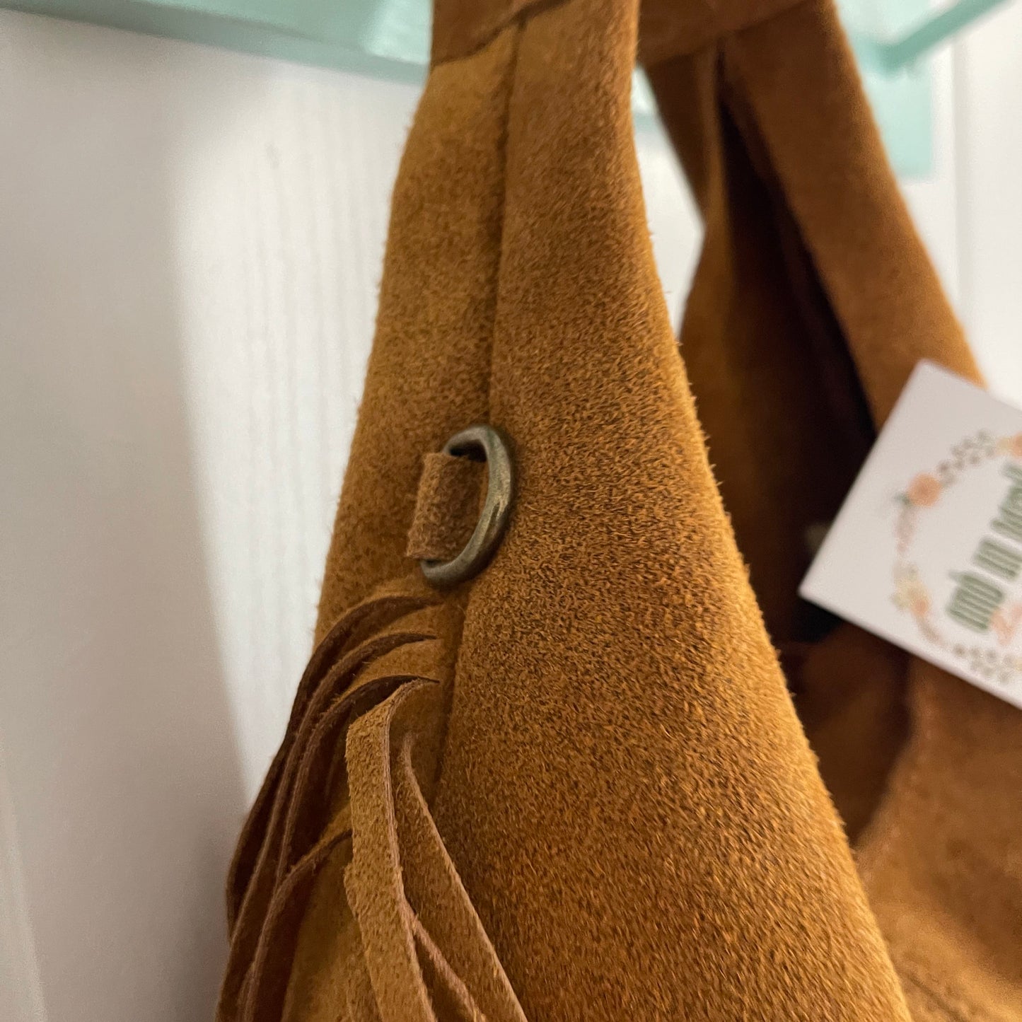 Bolso Coachella piel camel - con asa bandolera