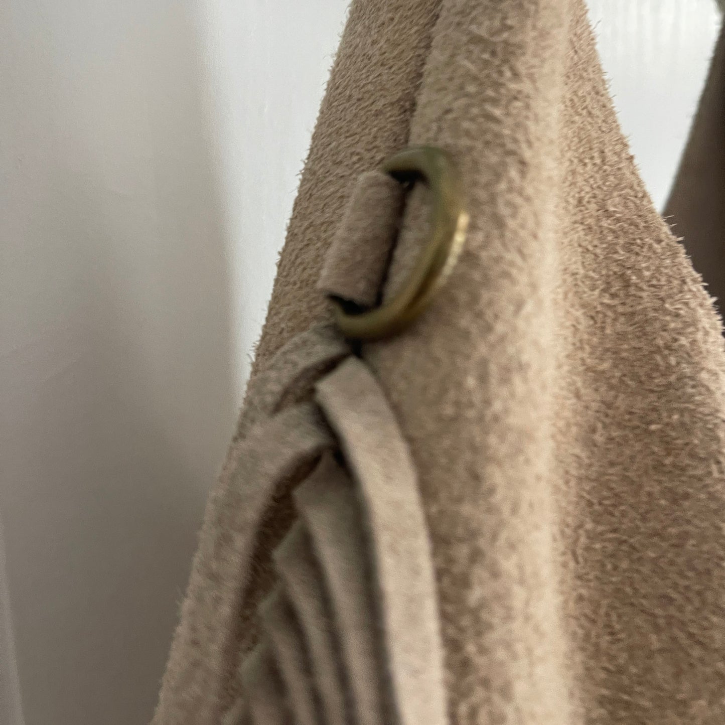 Bolso Coachella piel beige - con asa bandolera