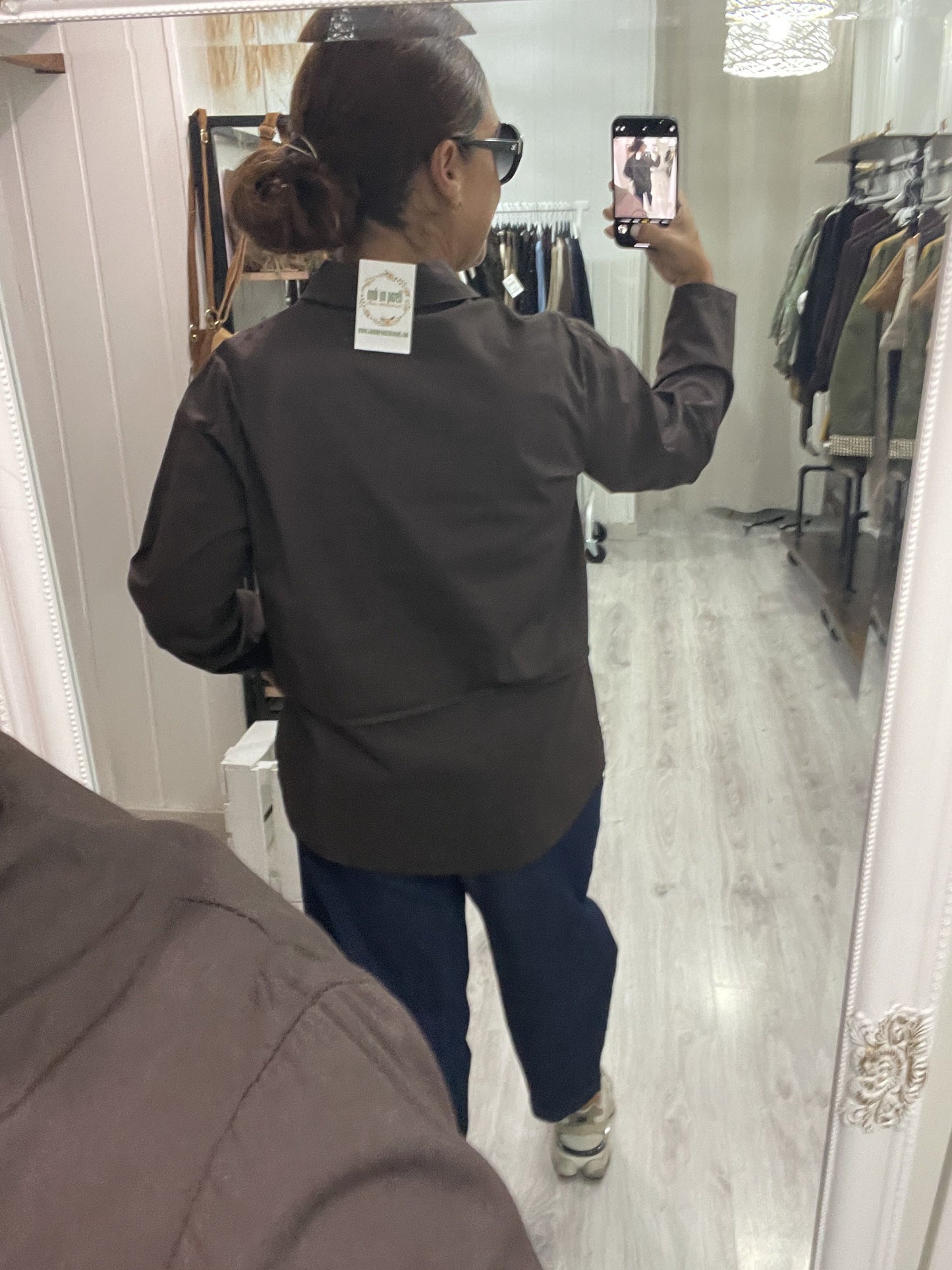 Camisa Amaia chocolate