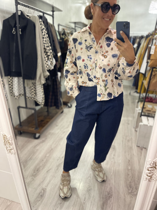 Camisa Floresta micropana