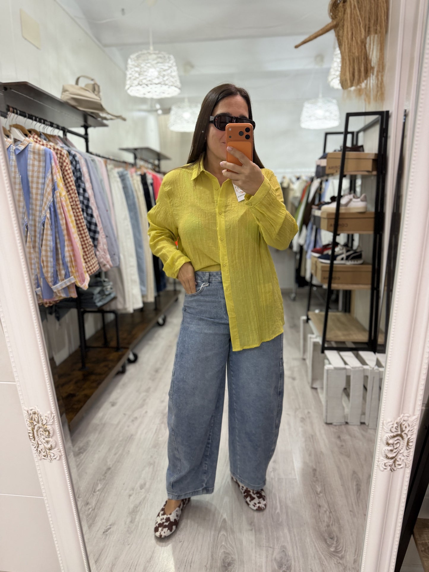 Camisa Silk pistacho