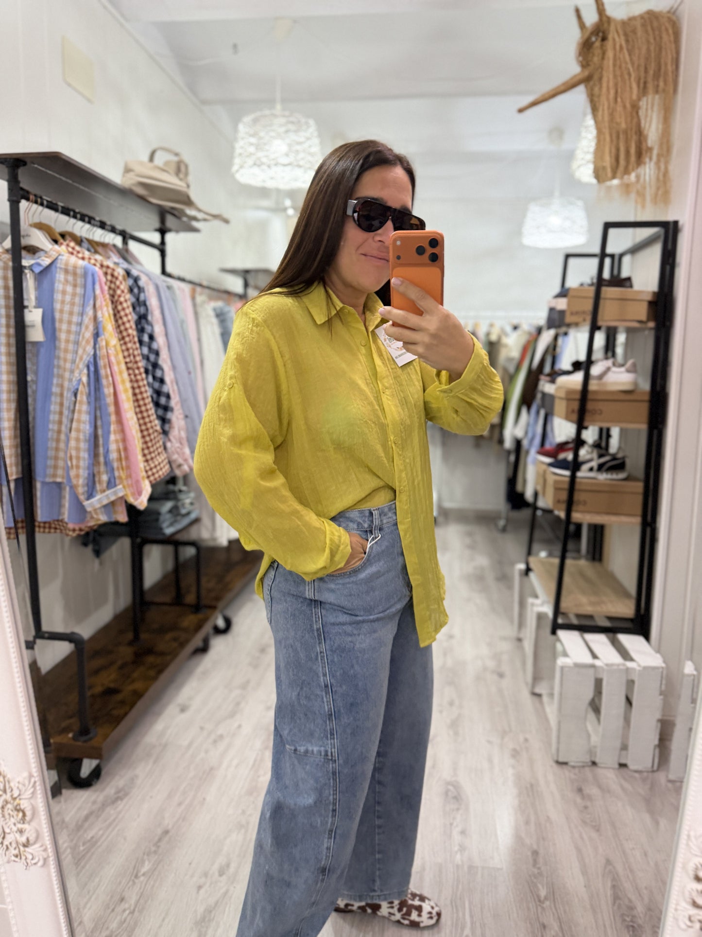 Camisa Silk pistacho