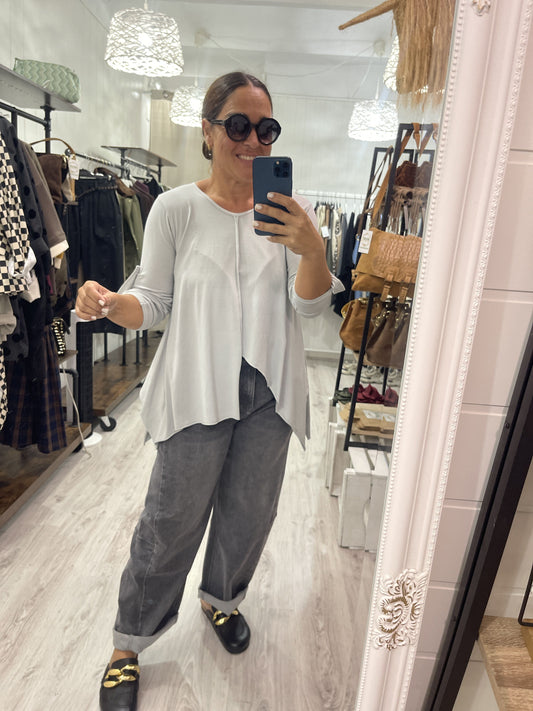 Camiseta Picos gris