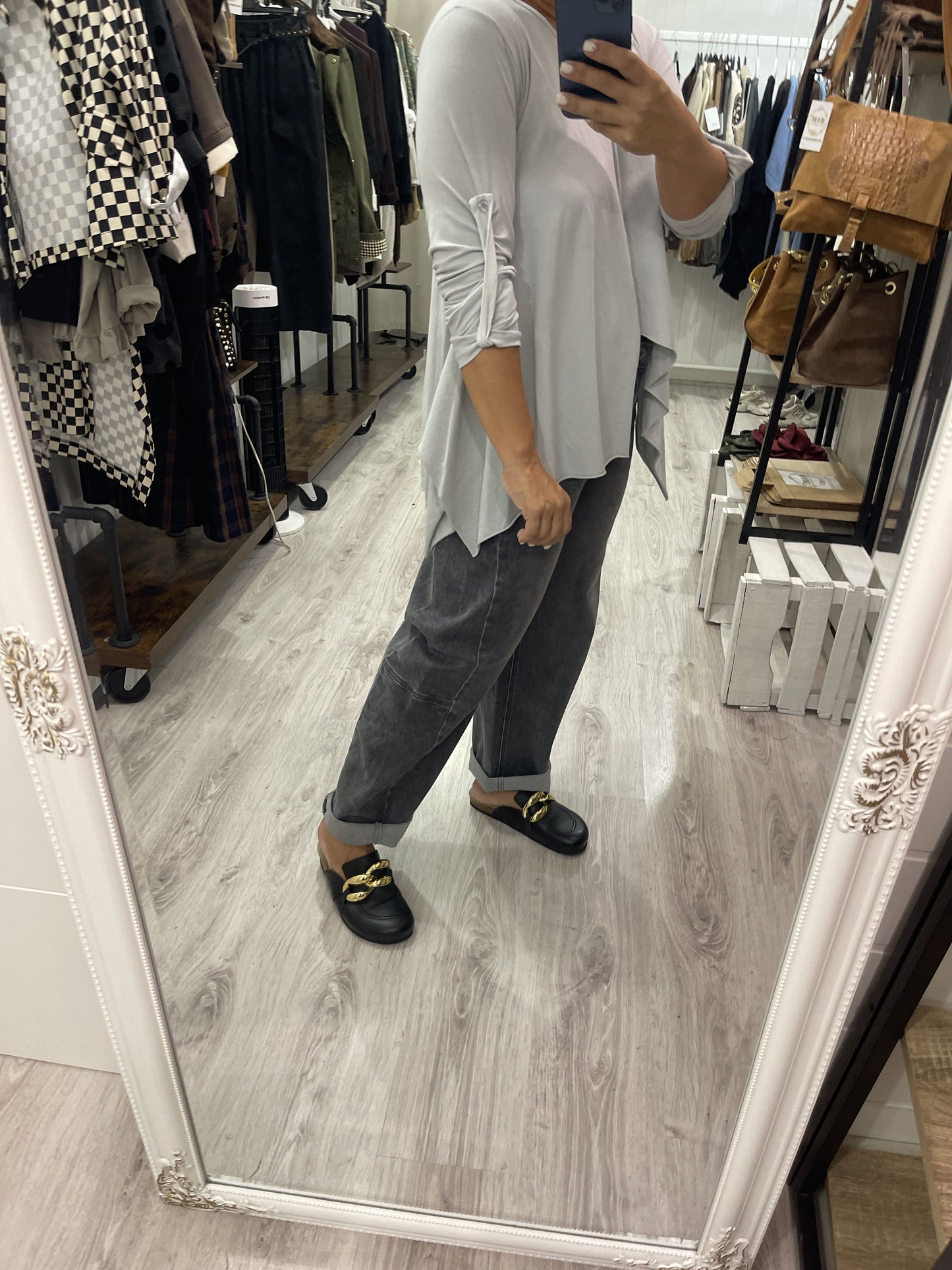 Camiseta Picos gris