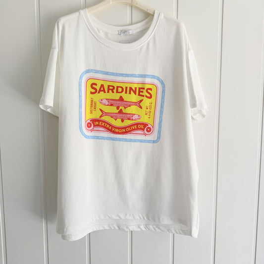 Camiseta Sardines amarillo