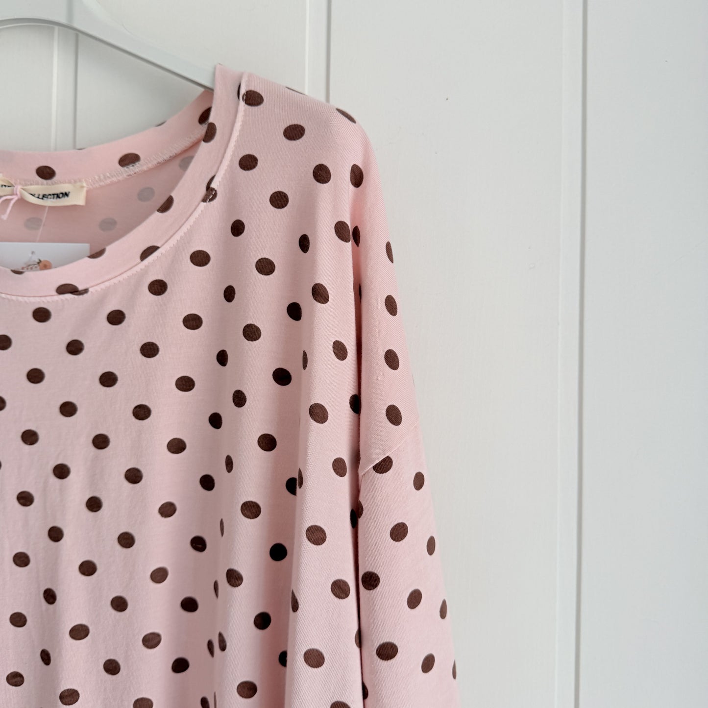 Camiseta Topos rosa