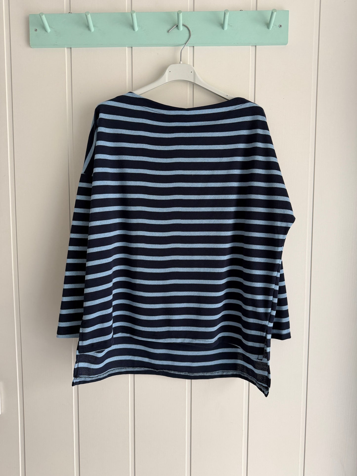 Camiseta Zumaia azul cielo y marino