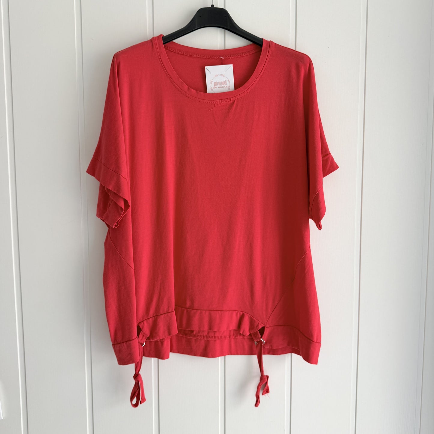 Camiseta Argollas rojo