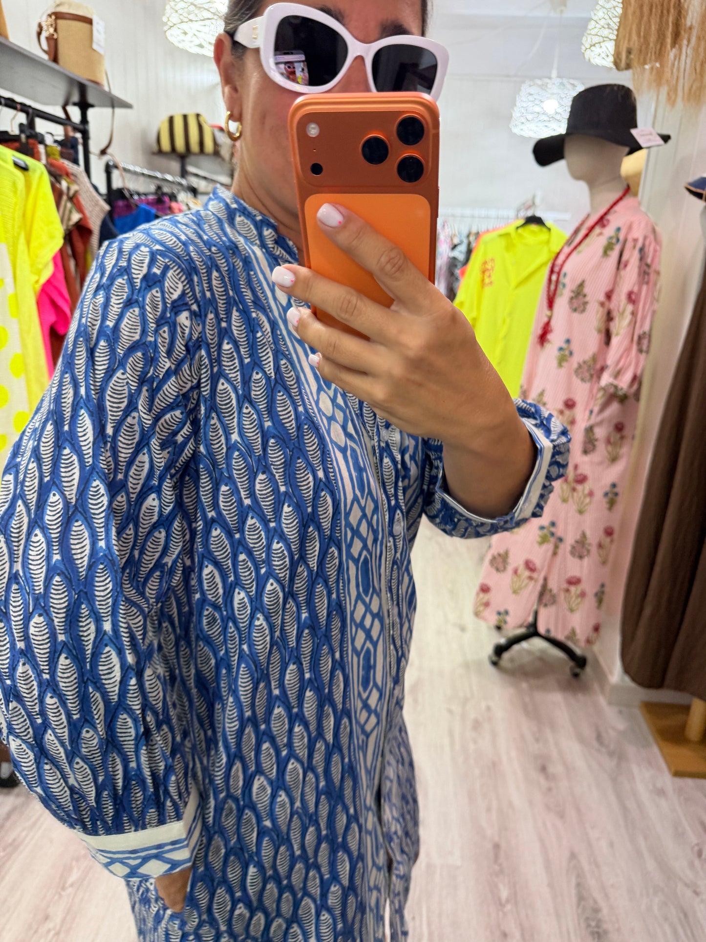 Camisola Peces azul klein