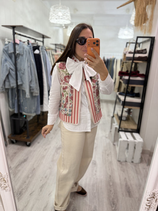 Chaleco Martina rosa