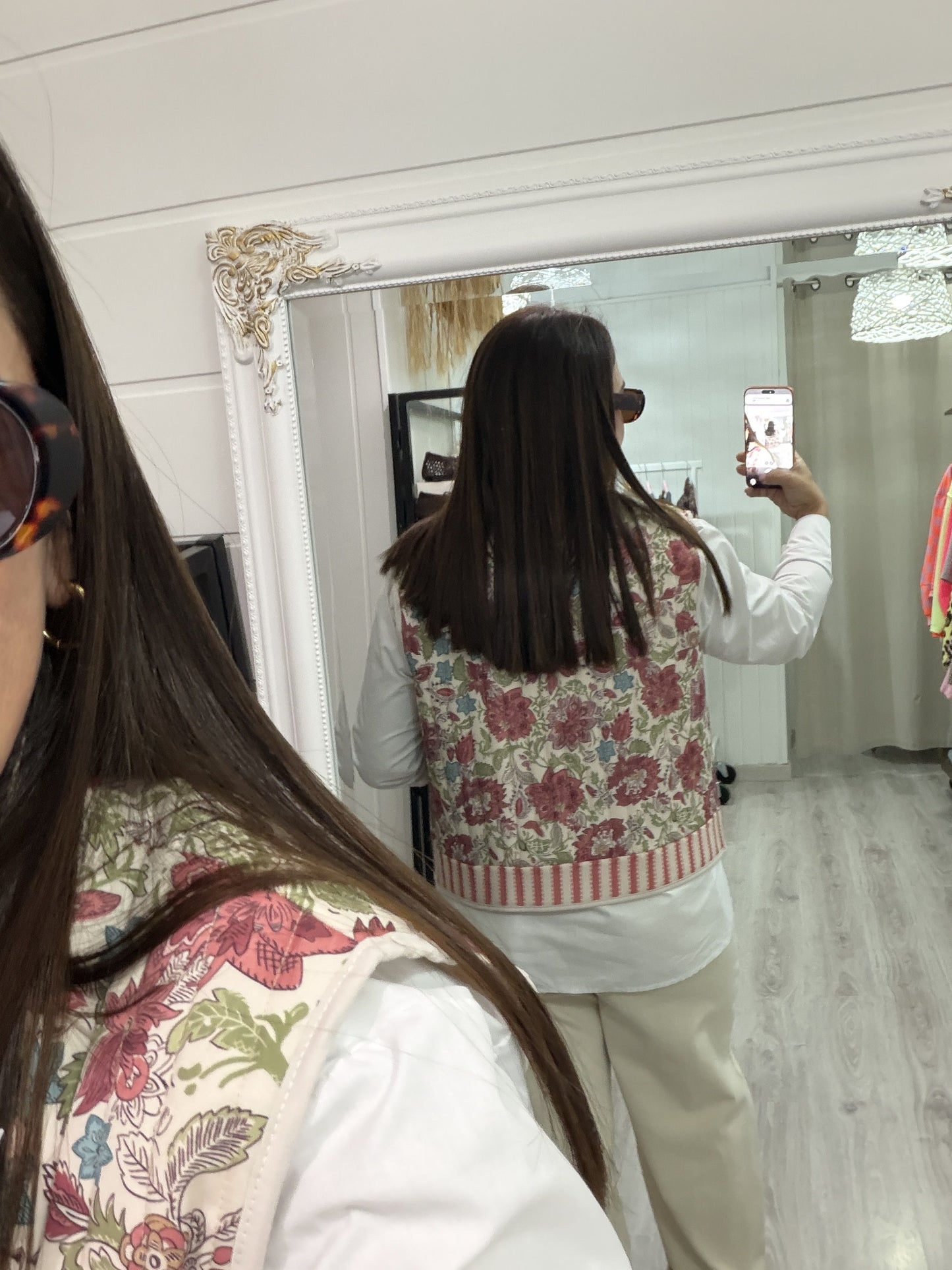 Chaleco Martina rosa