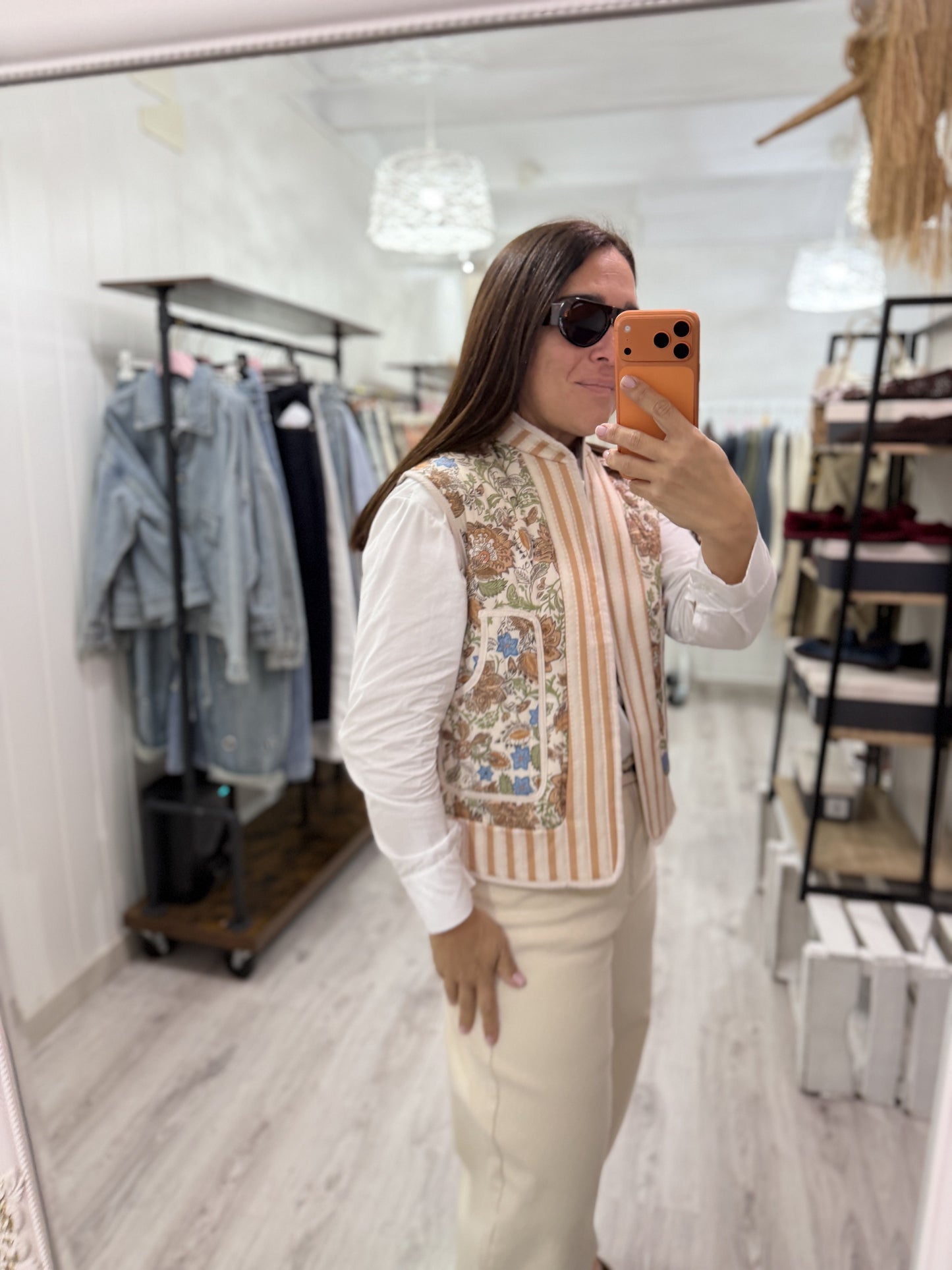 Chaleco Martina camel