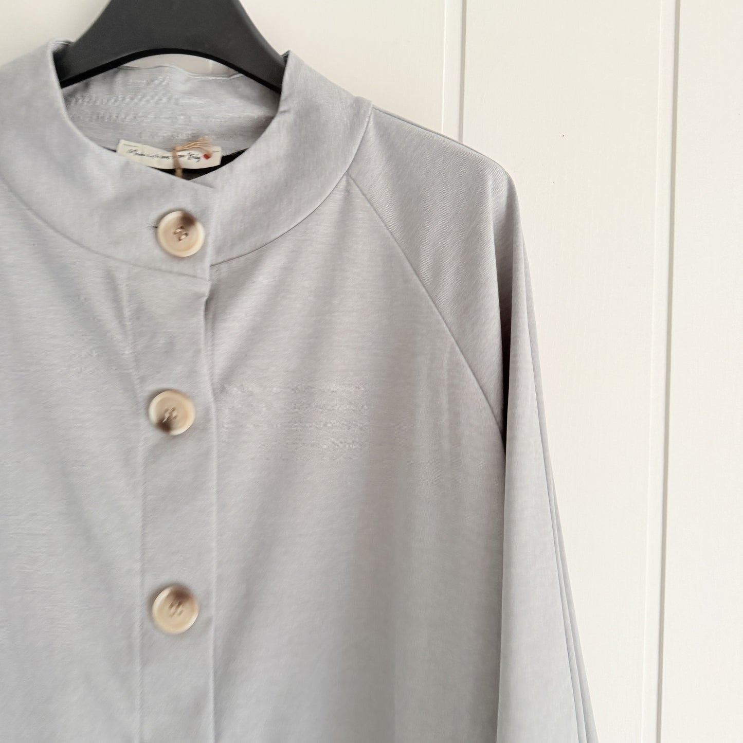 Chaqueta Ada punto roma gris