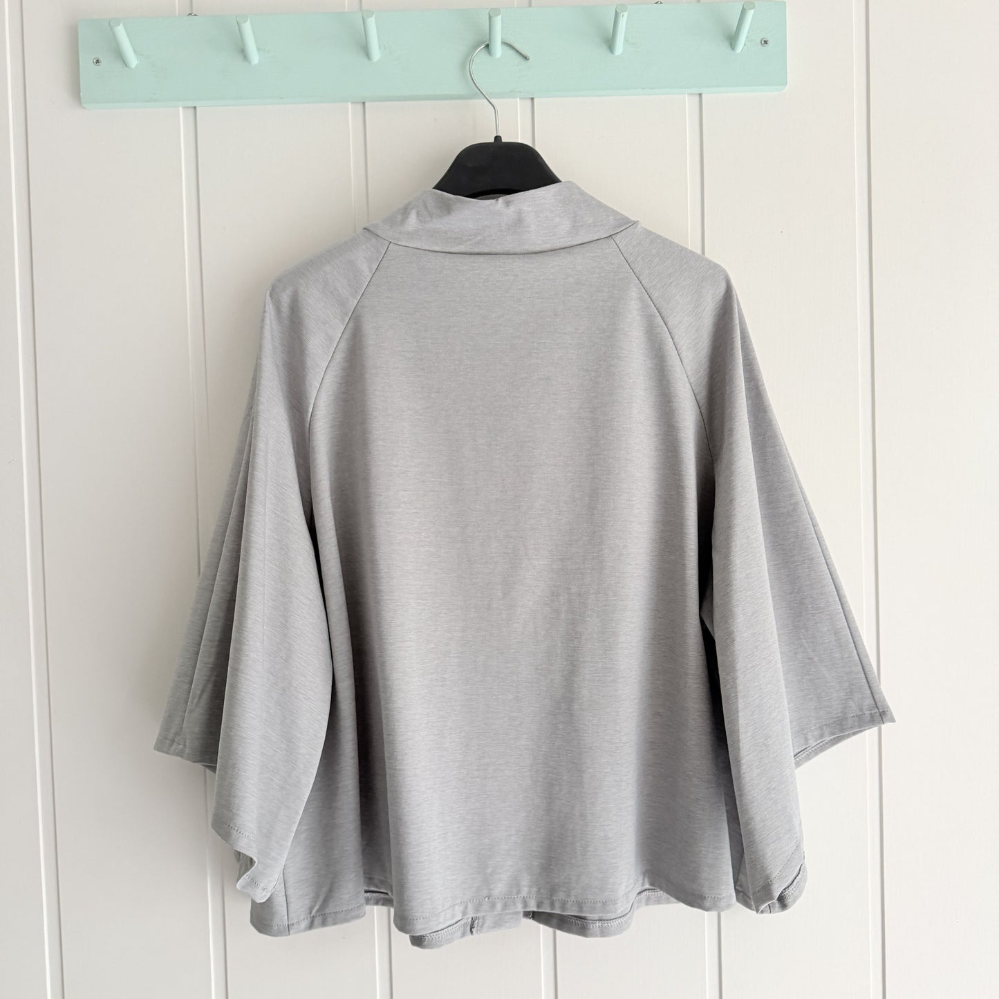 Chaqueta Ada punto roma gris