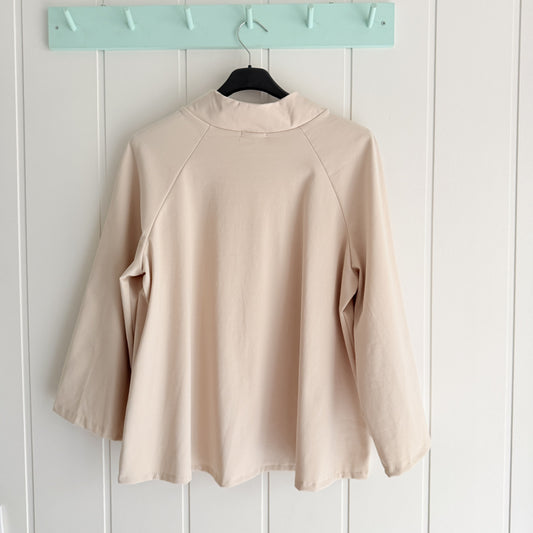 Chaqueta Ane punto roma beige