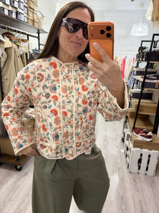 Chaqueta acolchada Floresta