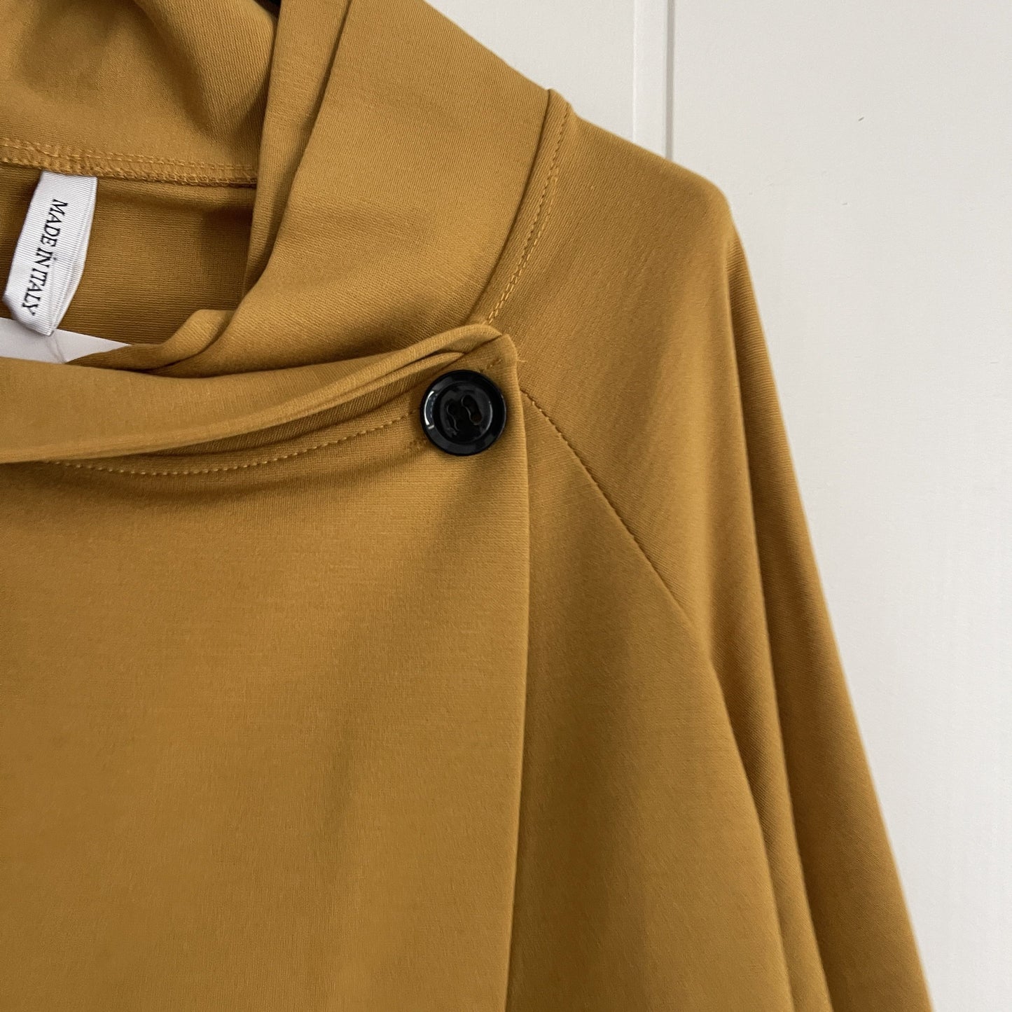 Chaqueta Botón punto roma mostaza