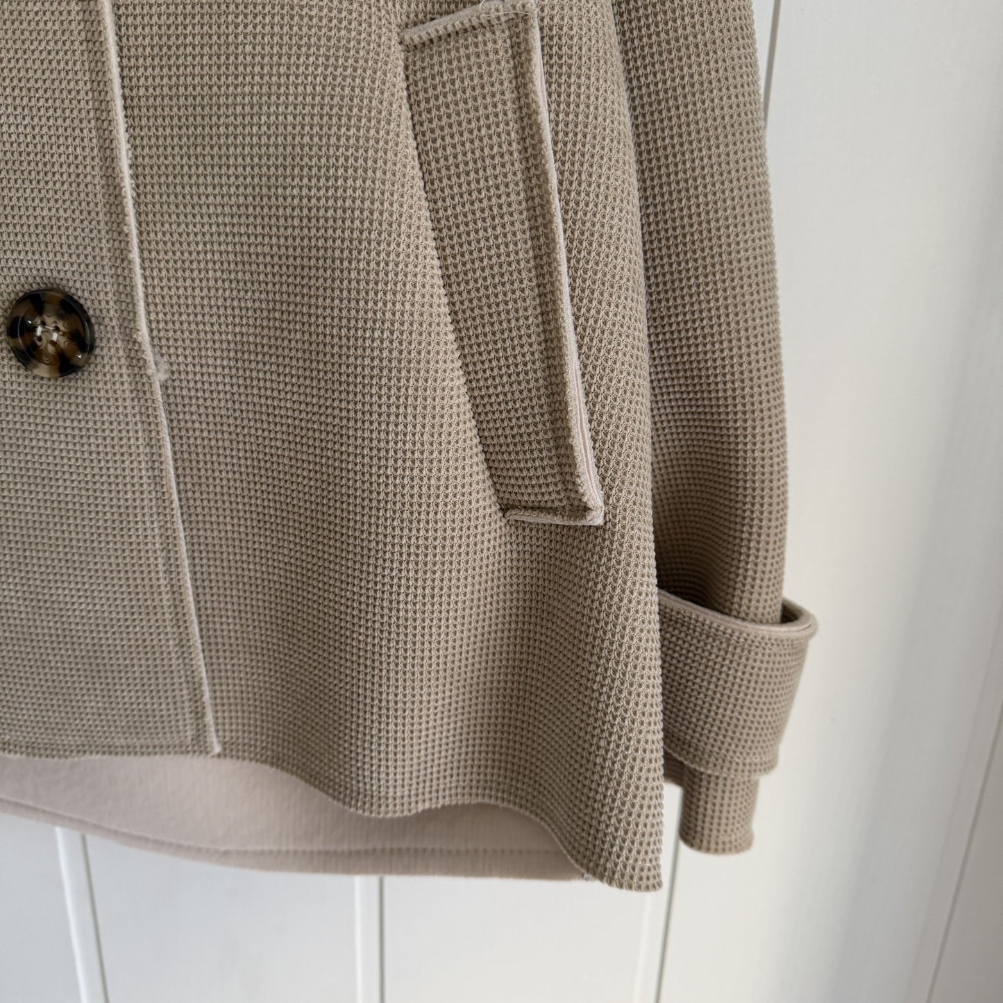 Chaqueta Neopreno beige