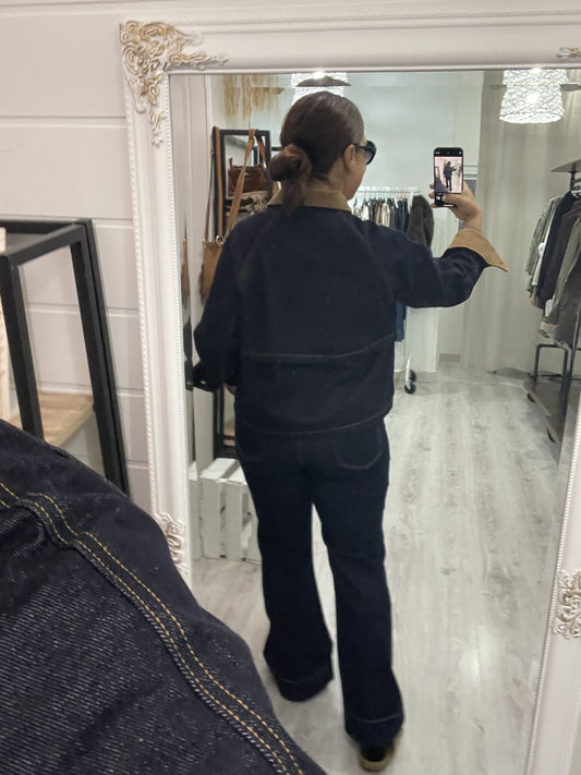 Chaqueta Olsen jeans detalles pana