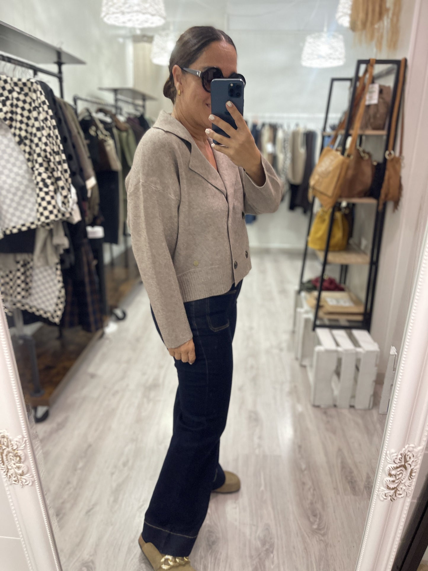 Chaqueta Bjorn taupe