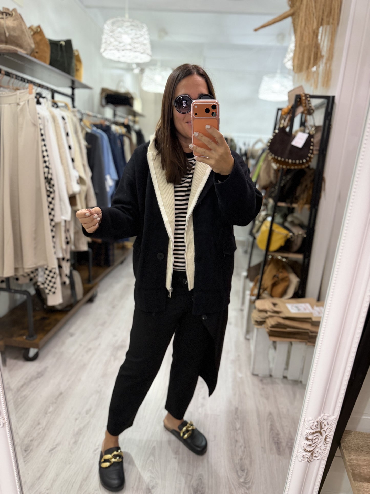 Chaqueta Bermeo capucha desmontable negro