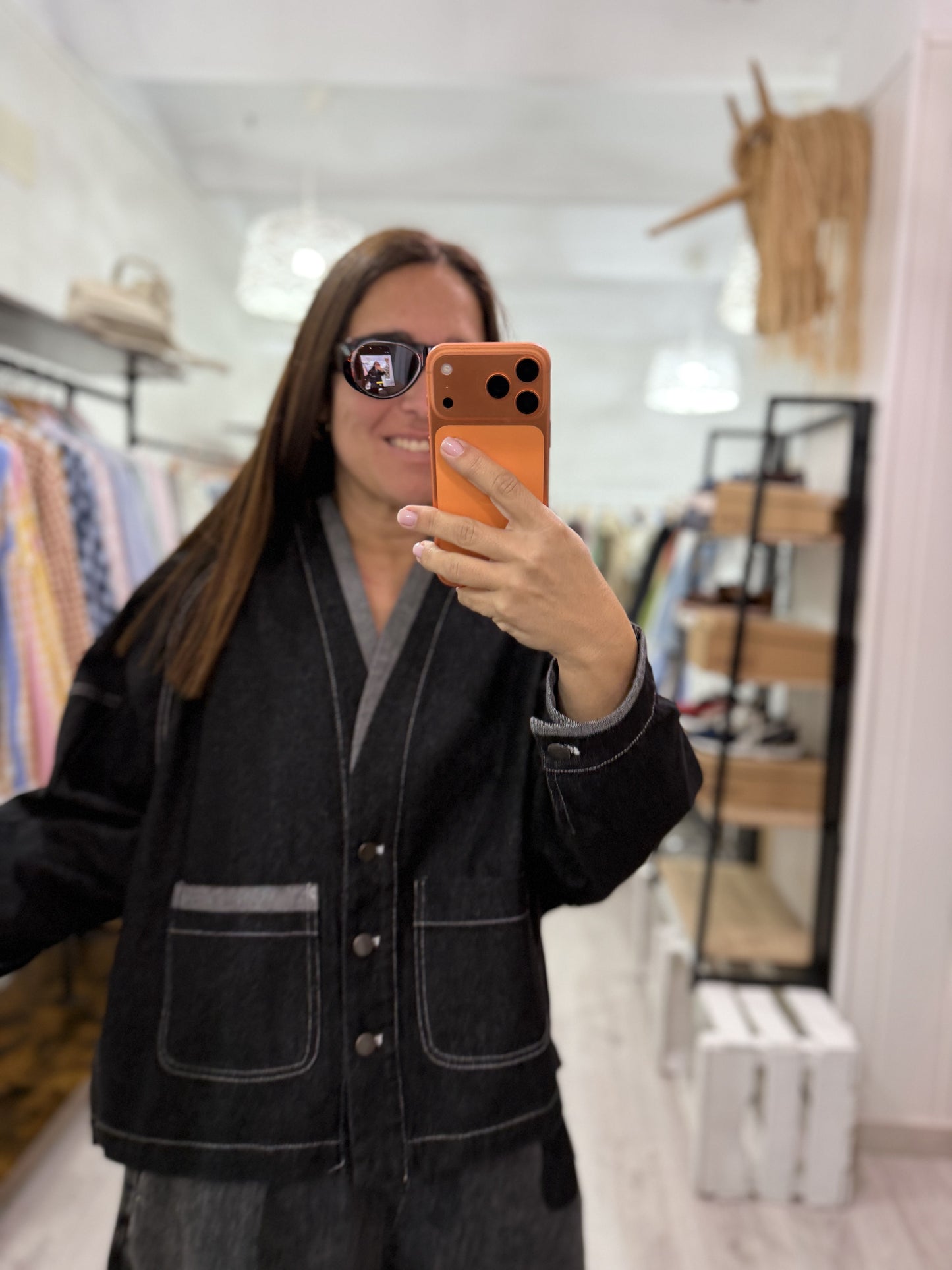 Chaqueta Kyoto jeans negro