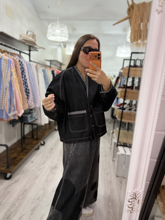 Chaqueta Kyoto jeans negro